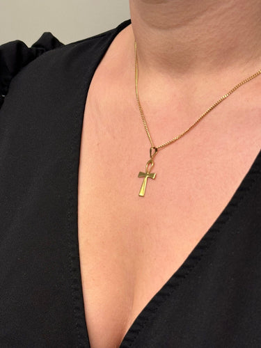 Pendentif Croix Copte Or jaune 58 Facettes