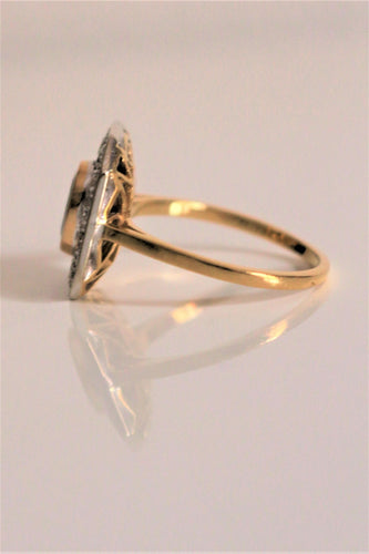 Bague Bague Art Déco, deux ors, saphirs 58 Facettes 522