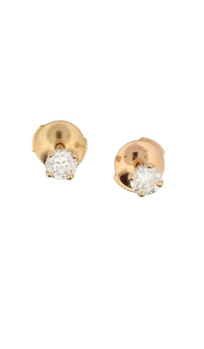 Boucles d'oreilles BOUCLES D'OREILLES CLOUS DIAMANTS 0.27 CARAT 58 Facettes 054951