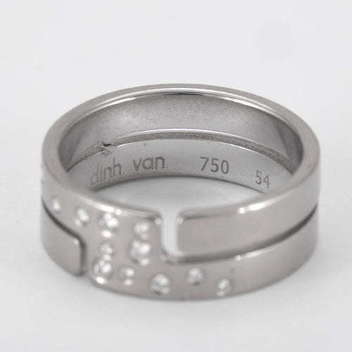 Bague 54 DINH VAN - bague Seventies Diamants 58 Facettes