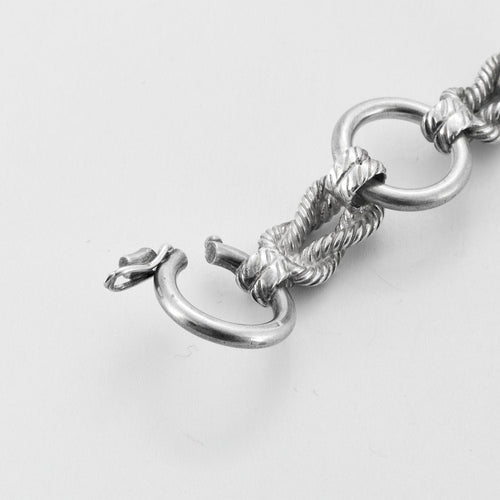Bracelet HERMES - Bracelet "Audierne" Argent 58 Facettes