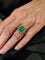 Bague BAGUE POMPADOUR ÉMERAUDE DIAMANTS 58 Facettes 075471