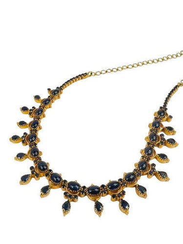 Collier Collier Or jaune et Saphirs 58 Facettes 20400000795