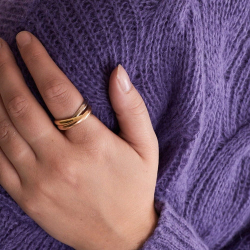 Bague 62 CARTIER - Bague Trinity 3 ors 58 Facettes