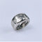 Bague 53.5 Bague Jonc en Or Blanc, Diamant 58 Facettes 20400000536