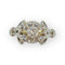 Bague 56 Bague ancienne or blanc diamants 58 Facettes
