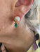 Boucles d'oreilles Boucles d’oreille Perle Emeraude Or Jaune 58 Facettes BO218