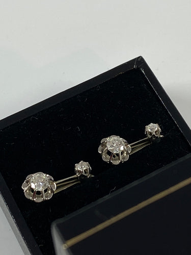 Boucles d'oreilles Dormeuses diamants 58 Facettes