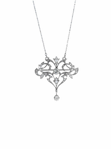 Pendentif Pendentif Belle Epoque Diamants 58 Facettes