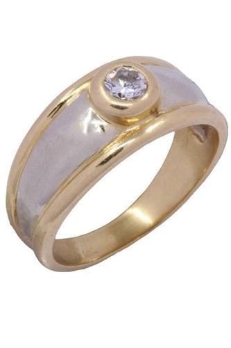 Bague 55 Bague jonc 2 Ors Diamant 58 Facettes 081951