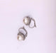 Boucles d'oreilles Dormeuses perles et diamants 58 Facettes