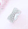 Bague 54 Bague Croisée Or blanc Diamants 58 Facettes AA 1587