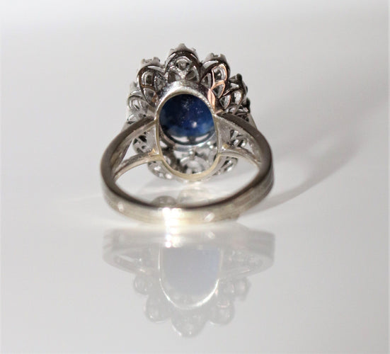 Bague 51.5 Bague Marguerite Saphir 58 Facettes 503