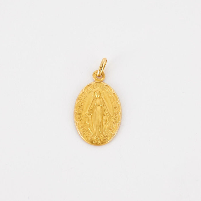 Pendentif Médaille religieuse or jaune 58 Facettes