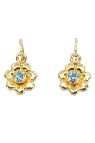 Boucles d'oreilles DORMEUSES FLEURS ENFANT 58 Facettes 046271