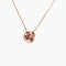 Collier Collier Grenat rhodolite Diamants 58 Facettes