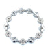 Bracelet Cartier. Collection Himalia, bracelet or blanc 18K et diamants 58 Facettes