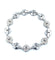 Bracelet Cartier. Collection Himalia, bracelet or blanc 18K et diamants 58 Facettes