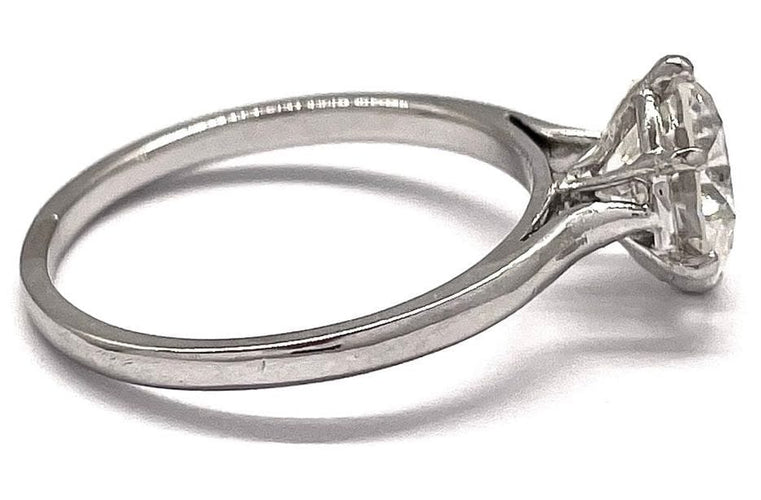 Bague 55 Bague Solitaire Platine Diamant 2 carats 58 Facettes