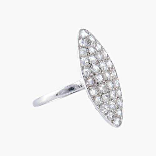 Bague 54 Bague Marquise Diamants 58 Facettes