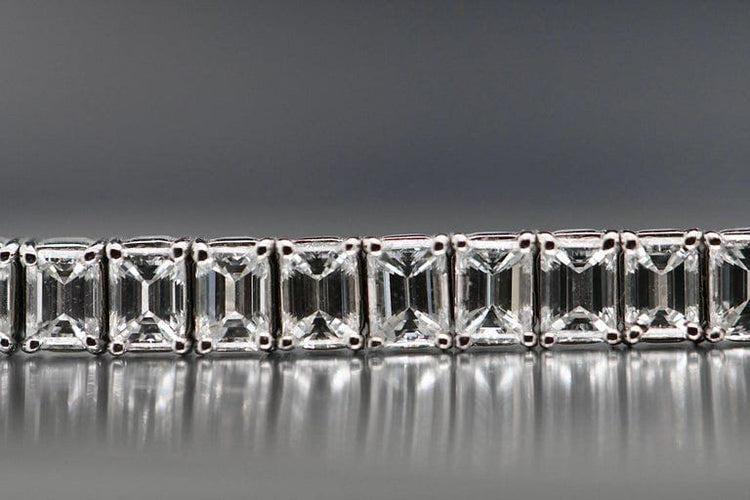 Bracelet Bracelet Tennis Diamants Platine 58 Facettes