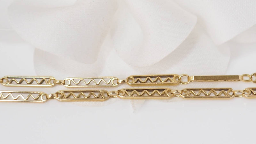 Collier Collier ancien en or jaune aux Papillons 58 Facettes 31351