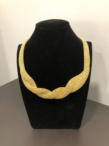 Collier Lumineux collier tressé or jaune 58 Facettes