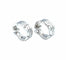 Boucles d'oreilles Cartier. Collection Tank Française, Boucles d'oreilles or blanc 58 Facettes