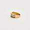 Bague 54 Bague or jaune 18 carats sertie de diamants et saphir 58 Facettes