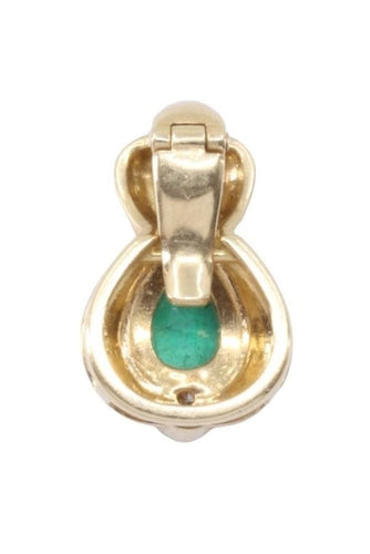 Pendentif PENDENTIF MODERNE ÉMERAUDE ET DIAMANT 58 Facettes 069131