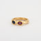 Bague 53 Chaumet - bague rubis, saphir 58 Facettes HS4272