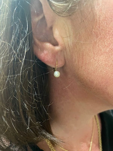 Boucles d'oreilles DORMEUSES PERLES 58 Facettes 057121