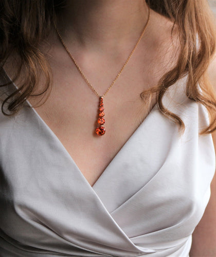 Collier Collier topazes en chute 58 Facettes 457