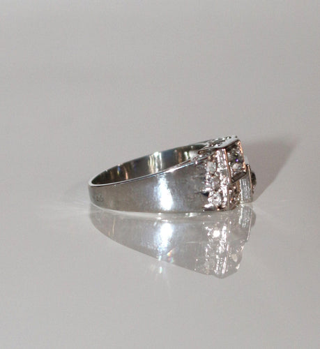 Bague 55 Bague Art Déco Platine Et Diamants 58 Facettes 551