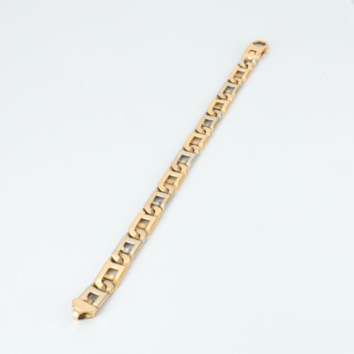 Bracelet Bracelet en Or jaune & Gris 58 Facettes EL3