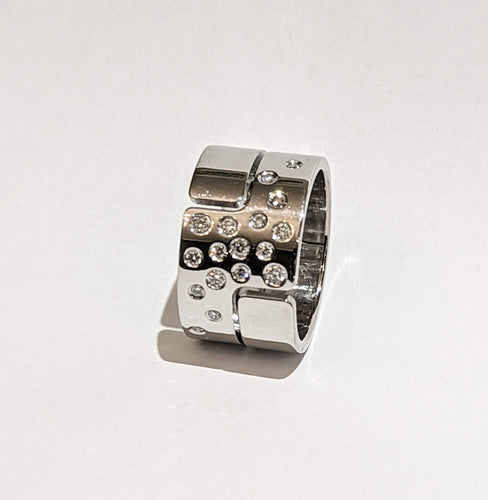 Bague 53 Bague DINH VAN "Seventies" 58 Facettes