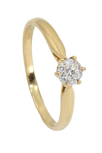 Bague BAGUE STYLE SOLITAIRE DIAMANTS 58 Facettes 048541