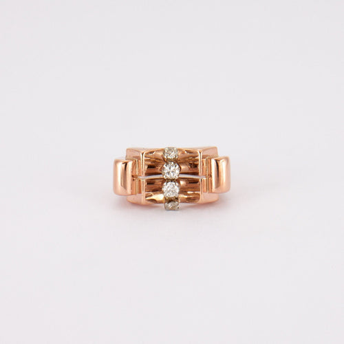 Bague 47 Bague Tank Diamants 58 Facettes