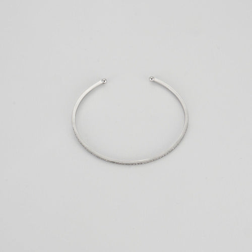 Bracelet Bracelet Jonc or blanc diamants 58 Facettes