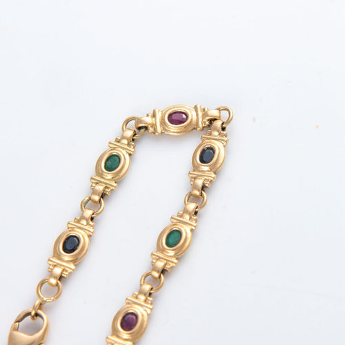 Bracelet Bracelet Saphirs Rubis Emeraudes 58 Facettes JE24