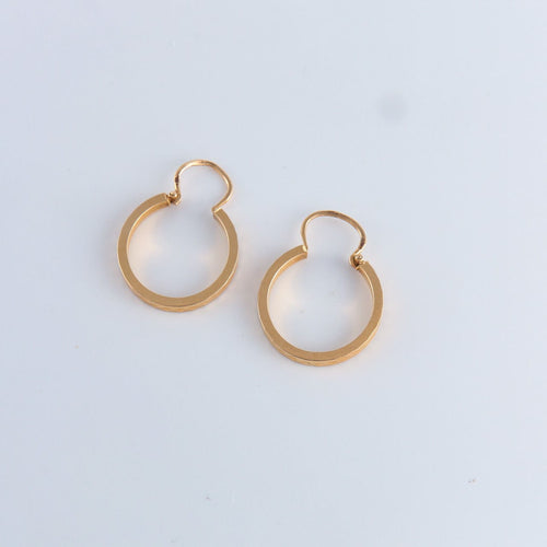 Boucles d'oreilles Créoles or jaune 58 Facettes JE53