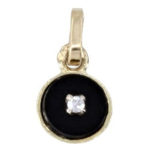 Pendentif PENDENTIF ANCIEN ONYX ET DIAMANT 58 Facettes 062521