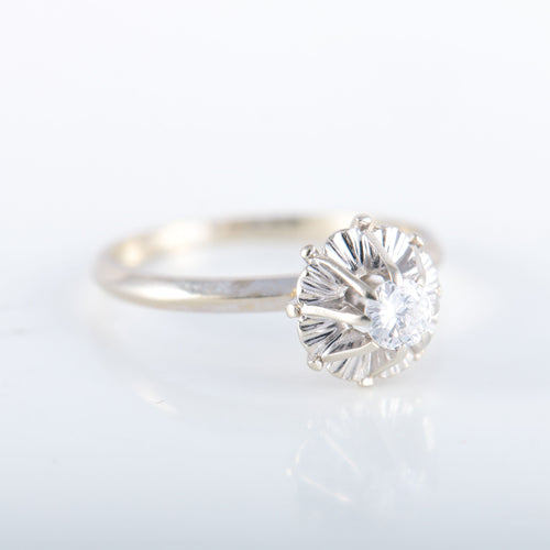 Bague 49 Bague Solitaire Diamant 58 Facettes JE477