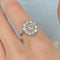 Bague 53 Bague Marguerite Diamants 58 Facettes
