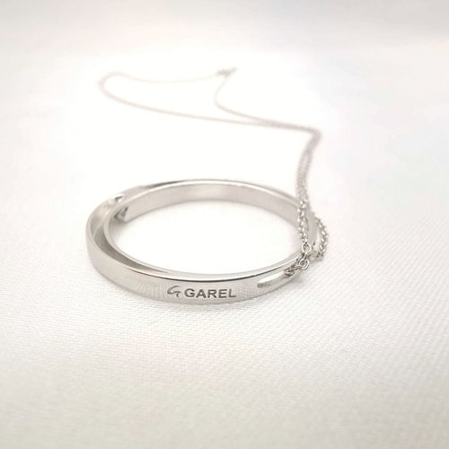 Colliers Collier Pendentif Garel Or blanc Diamants 58 Facettes