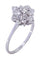 Bague 54 BAGUE FLEUR DIAMANTS ANNÉES 50 58 Facettes 073171
