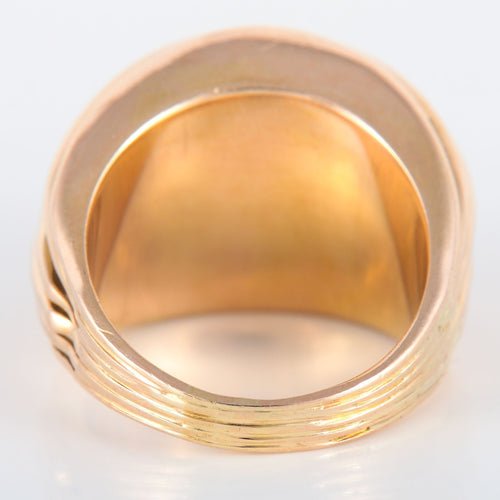 Bague 52 Bague à godrons 58 Facettes 8400