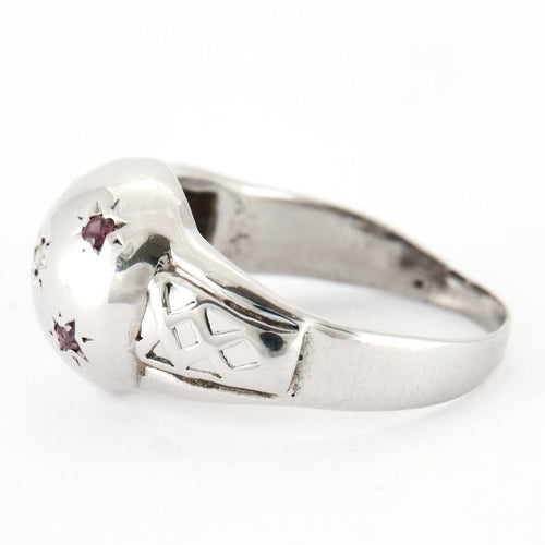 Bague 58.5 Bague en Argent vintage 58 Facettes