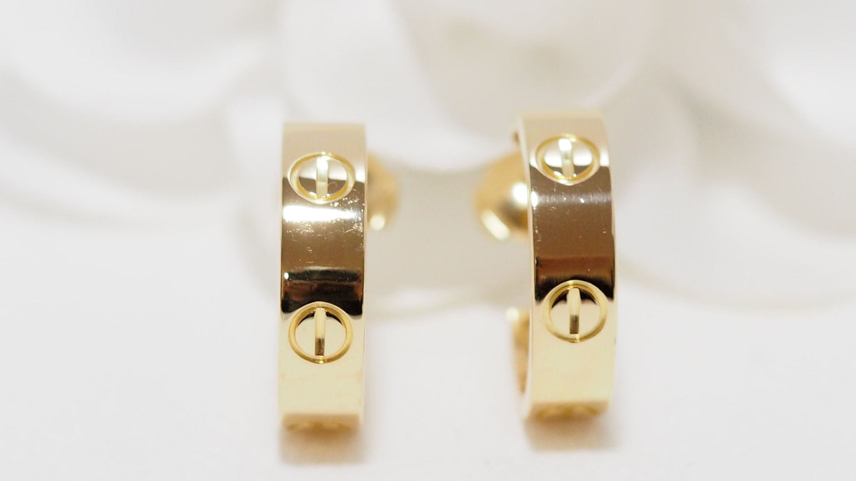 Boucles d'oreilles Cartier - Boucles d'Oreilles Love Or Jaune 58 Facettes 32375