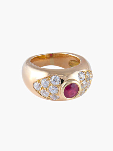 Bague 46 Bague Rubis Diamants 58 Facettes
